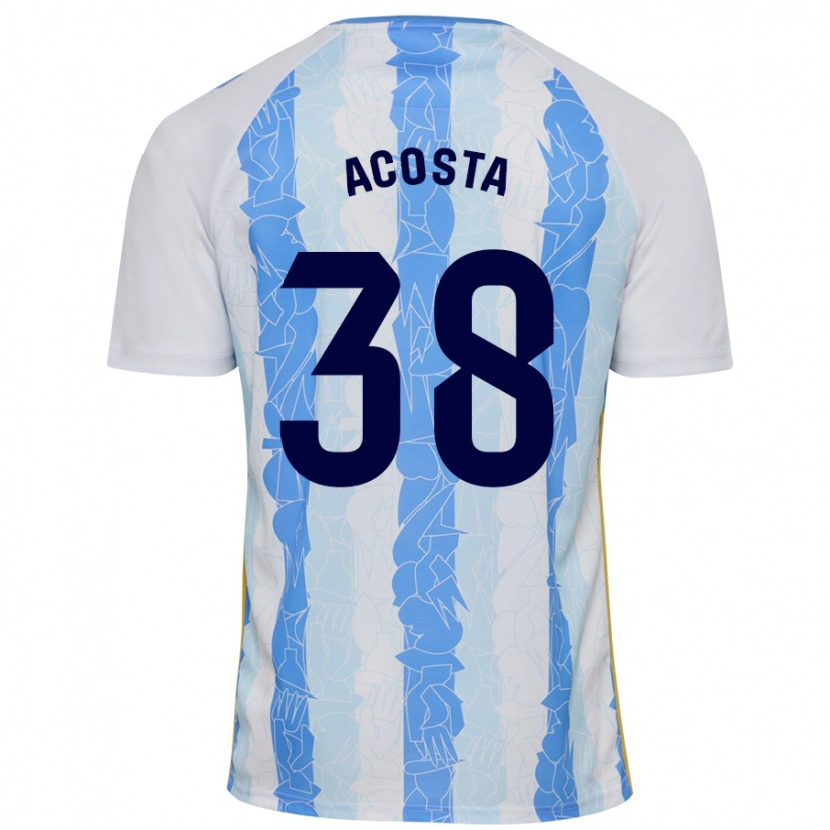 Danxen Kid Judith Acosta #38 White Blue Home Jersey 2024/25 T-Shirt