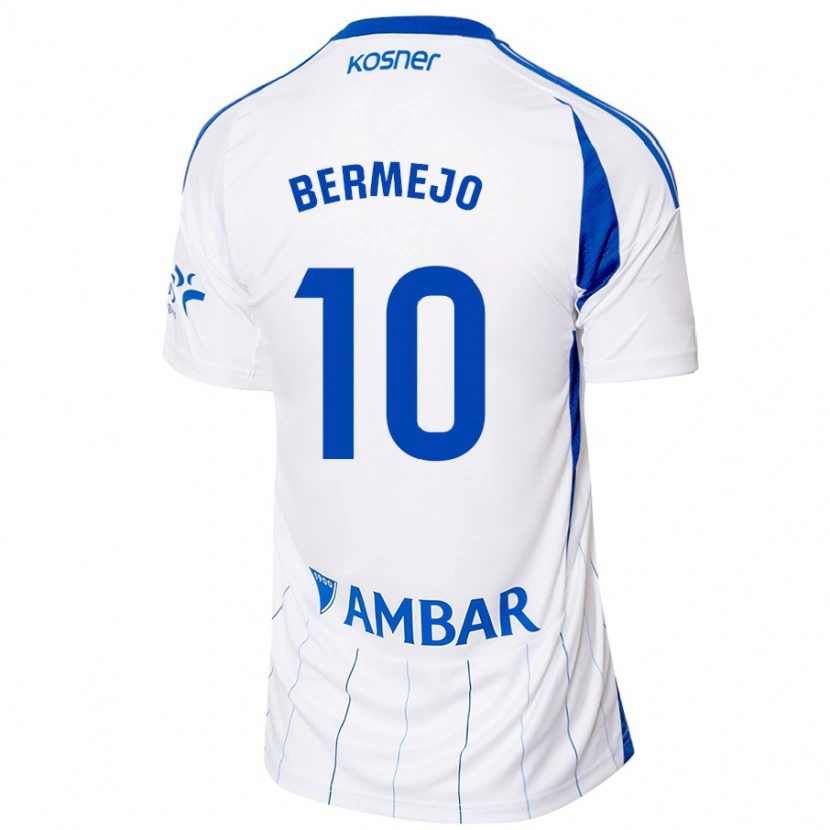 Danxen Kid Sergio Bermejo #10 Red White Home Jersey 2024/25 T-Shirt