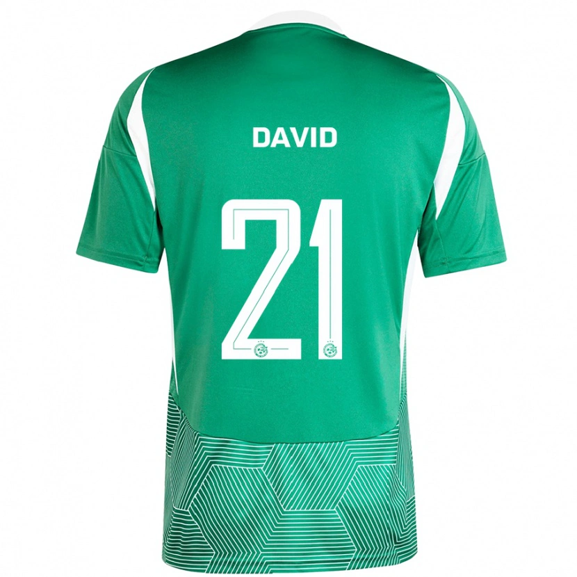 Danxen Kid Dean David #21 Green White Home Jersey 2024/25 T-Shirt