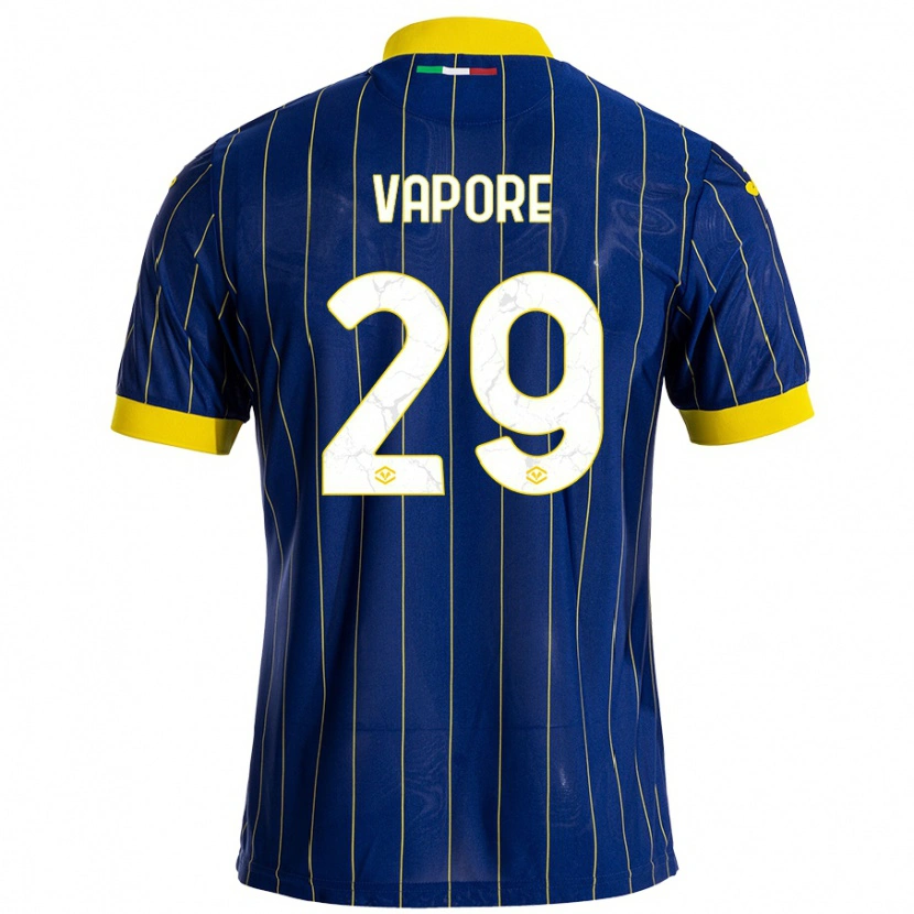 Danxen Kid Angelo Vapore #29 Blue Yellow Home Jersey 2024/25 T-Shirt