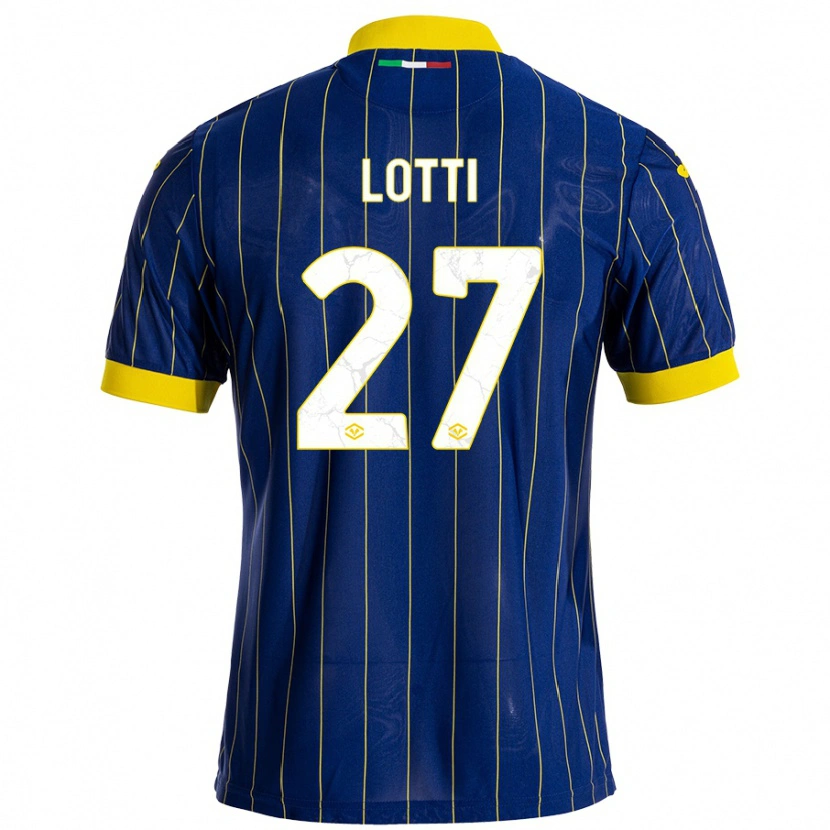 Danxen Kid Irene Lotti #27 Blue Yellow Home Jersey 2024/25 T-Shirt