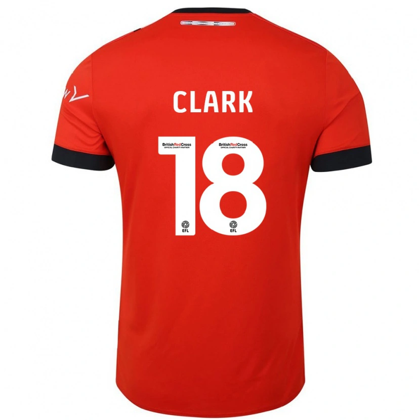 Danxen Kid Jordan Clark #18 Orange Black Home Jersey 2024/25 T-Shirt