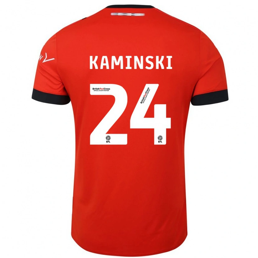 Danxen Kid Thomas Kaminski #24 Orange Black Home Jersey 2024/25 T-Shirt
