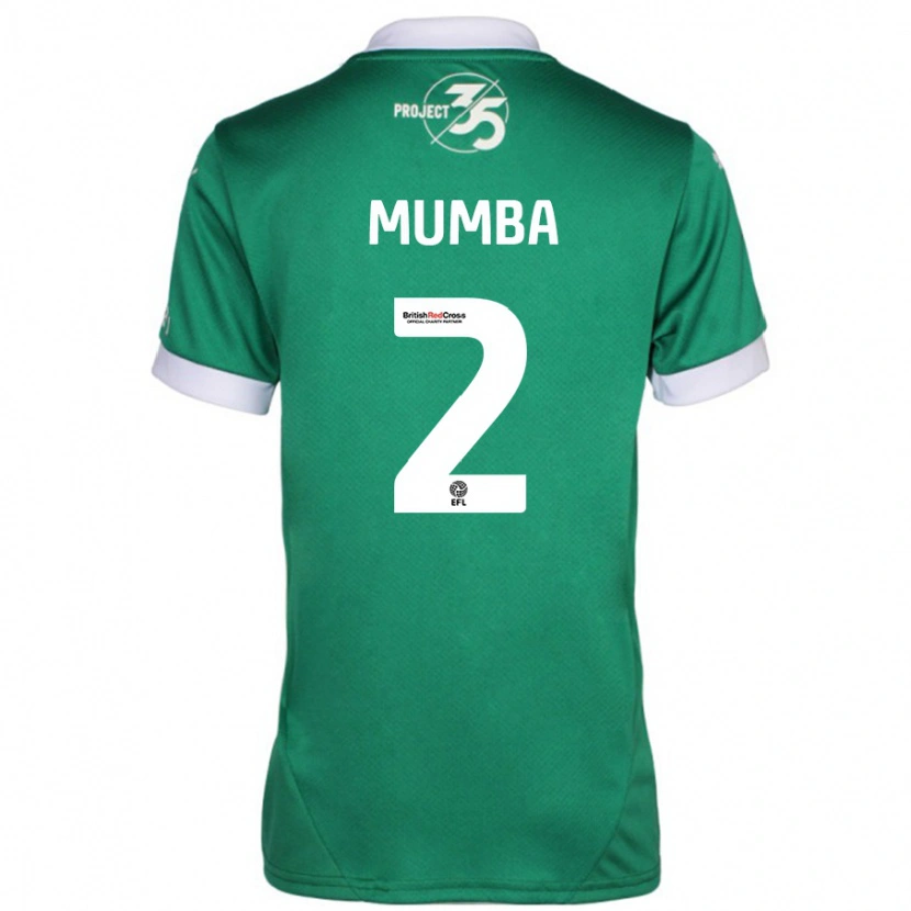 Danxen Kid Bali Mumba #2 Green White Home Jersey 2024/25 T-Shirt
