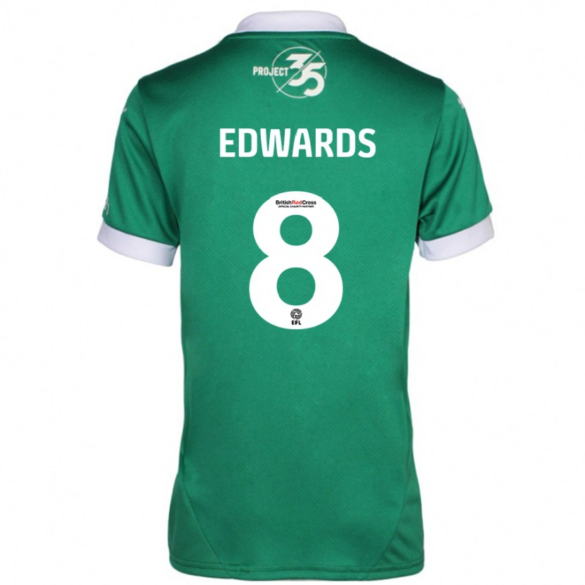 Danxen Kid Joe Edwards #8 Green White Home Jersey 2024/25 T-Shirt