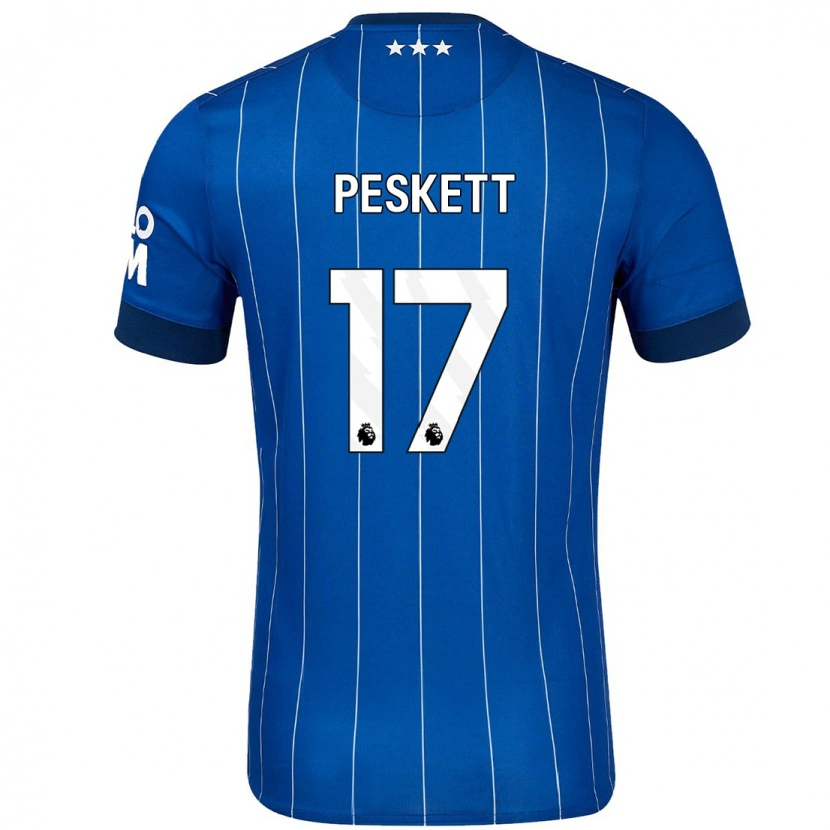 Danxen Kid Sophie Peskett #17 Navy Blue Home Jersey 2024/25 T-Shirt