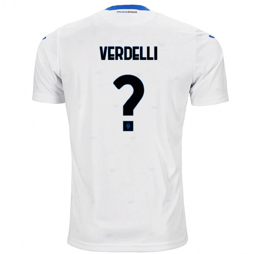 Danxen Kid Davide Verdelli #0 White Away Jersey 2024/25 T-Shirt