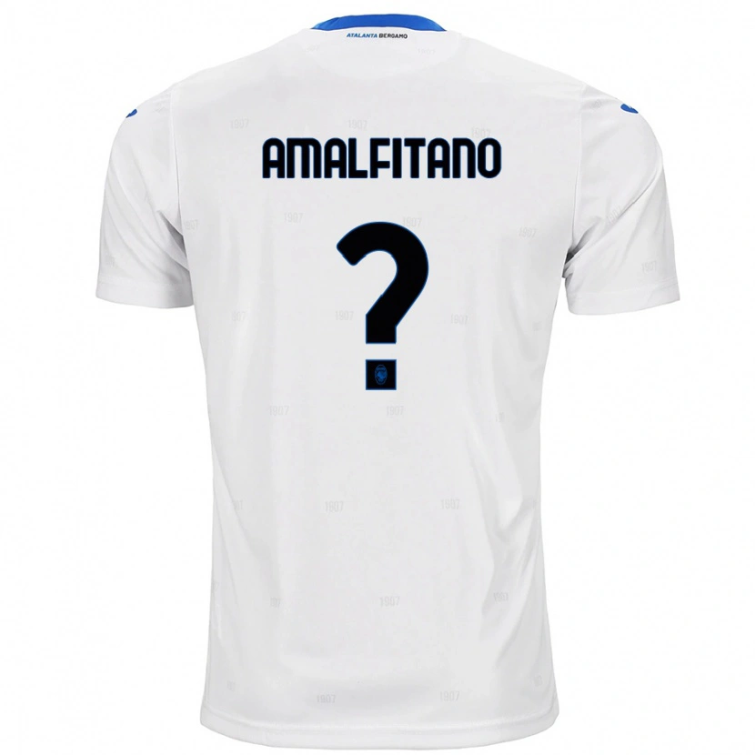 Danxen Kid Nicolò Amalfitano #0 White Away Jersey 2024/25 T-Shirt
