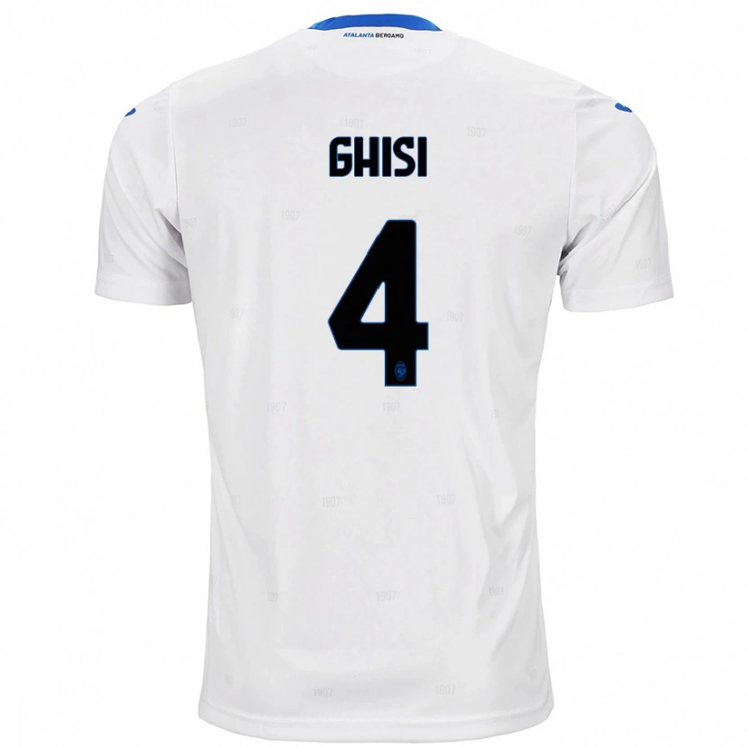 Danxen Kid Laura Ghisi #4 White Away Jersey 2024/25 T-Shirt