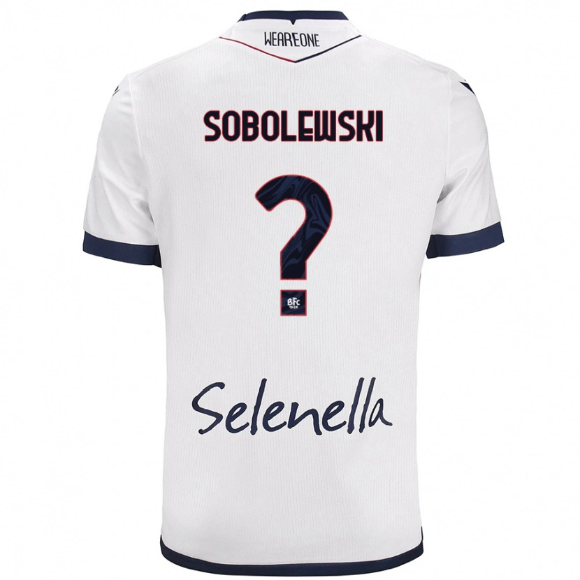 Danxen Kid Konrad Sobolewski #0 White Royal Blue Away Jersey 2024/25 T-Shirt
