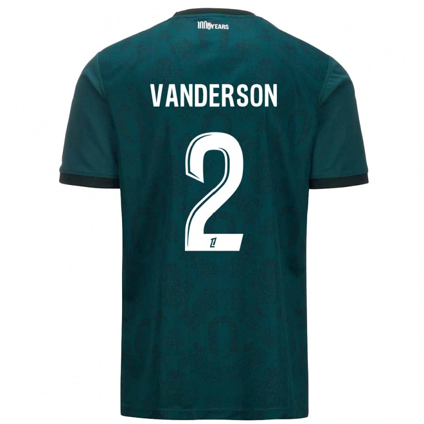 Danxen Kid Vanderson #2 Dark Green Away Jersey 2024/25 T-Shirt