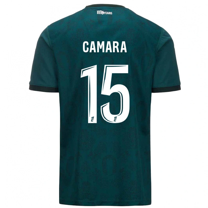 Danxen Kid Lamine Camara #15 Dark Green Away Jersey 2024/25 T-Shirt