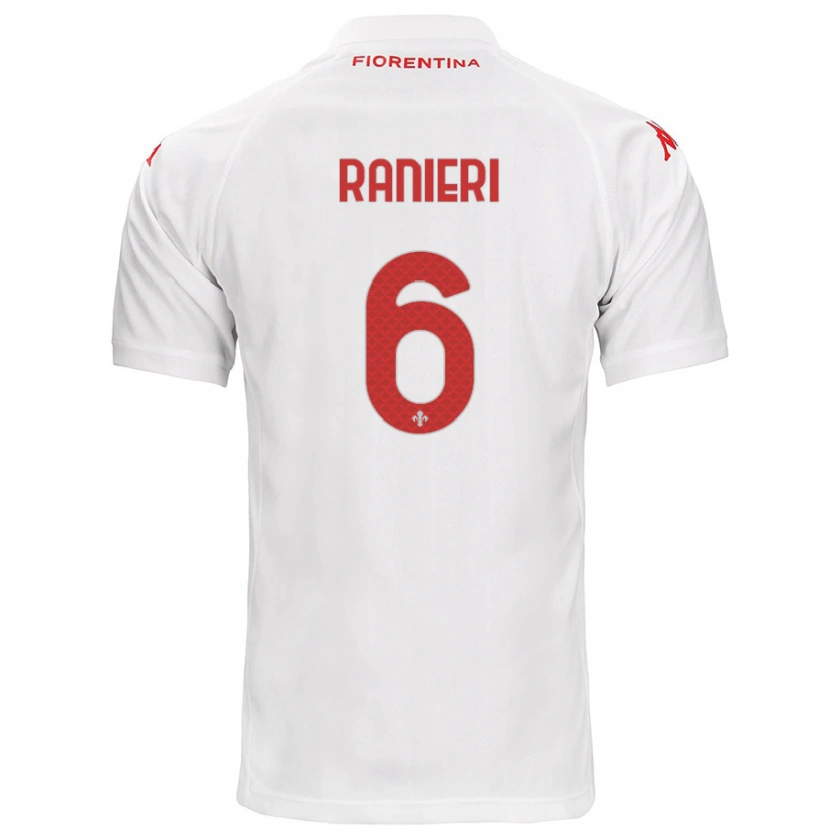 Danxen Kid Luca Ranieri #6 White Away Jersey 2024/25 T-Shirt
