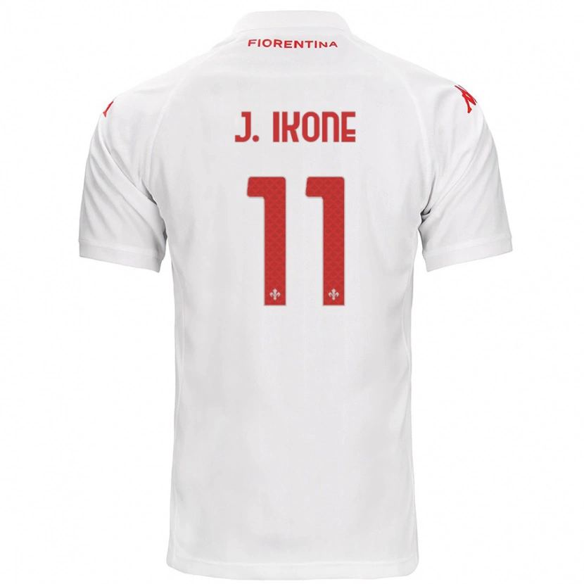 Danxen Kid Jonathan Ikoné #11 White Away Jersey 2024/25 T-Shirt
