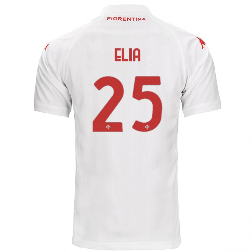 Danxen Kid Mirko Elia #25 White Away Jersey 2024/25 T-Shirt