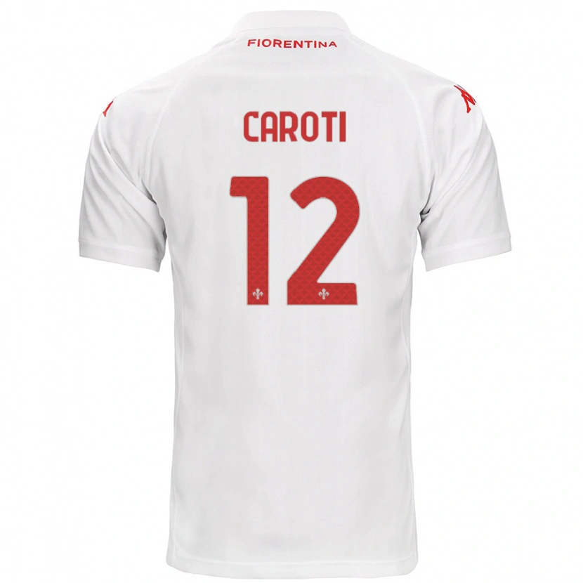 Danxen Kid Filippo Caroti #12 White Away Jersey 2024/25 T-Shirt