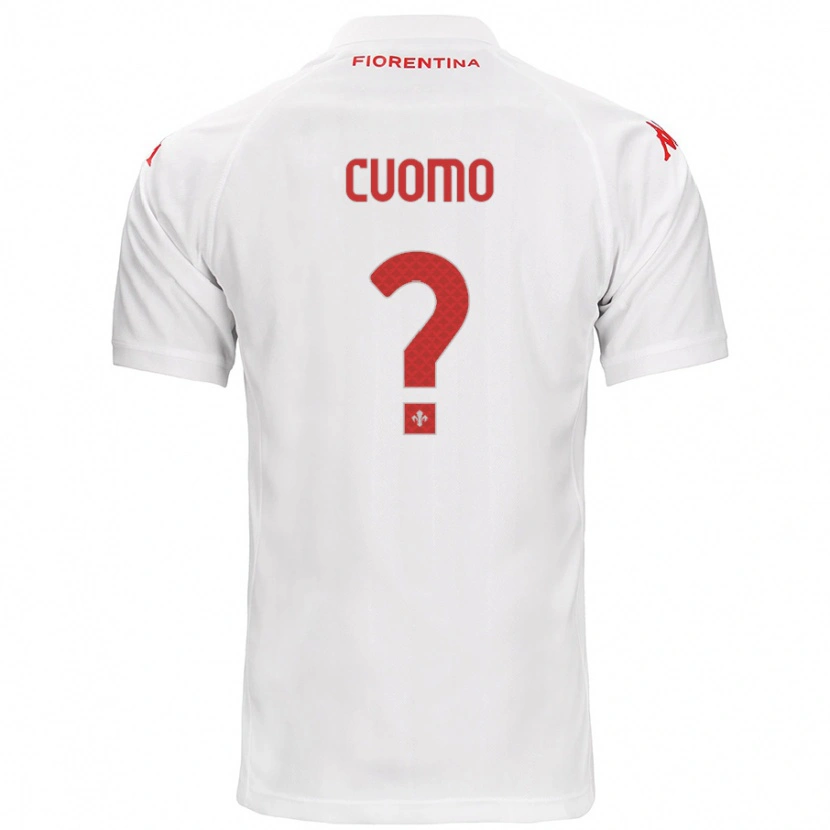 Danxen Kid Raffaele Cuomo #0 White Away Jersey 2024/25 T-Shirt