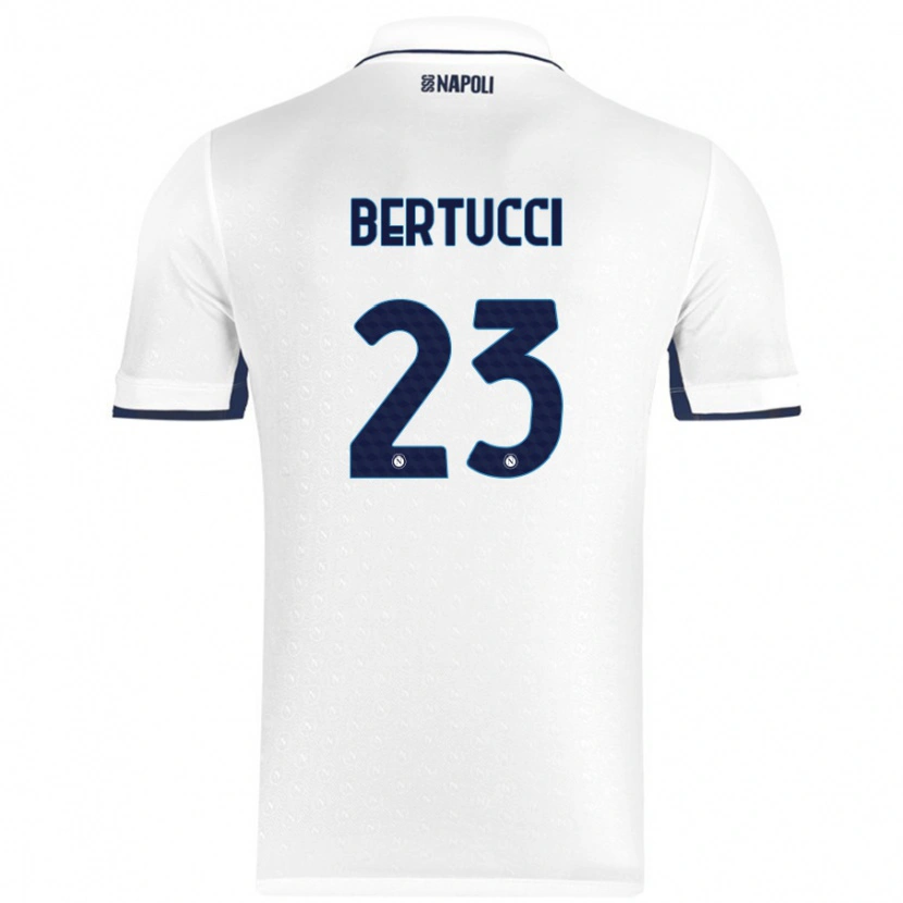 Danxen Kid Sofia Bertucci #23 White Royal Blue Away Jersey 2024/25 T-Shirt
