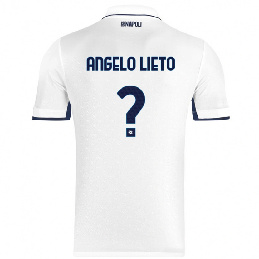 Danxen Kid Angelo Lieto #0 White Royal Blue Away Jersey 2024/25 T-Shirt