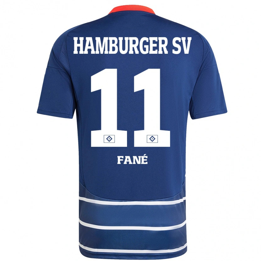 Danxen Kid Sidi Fané #11 Dark Blue Away Jersey 2024/25 T-Shirt