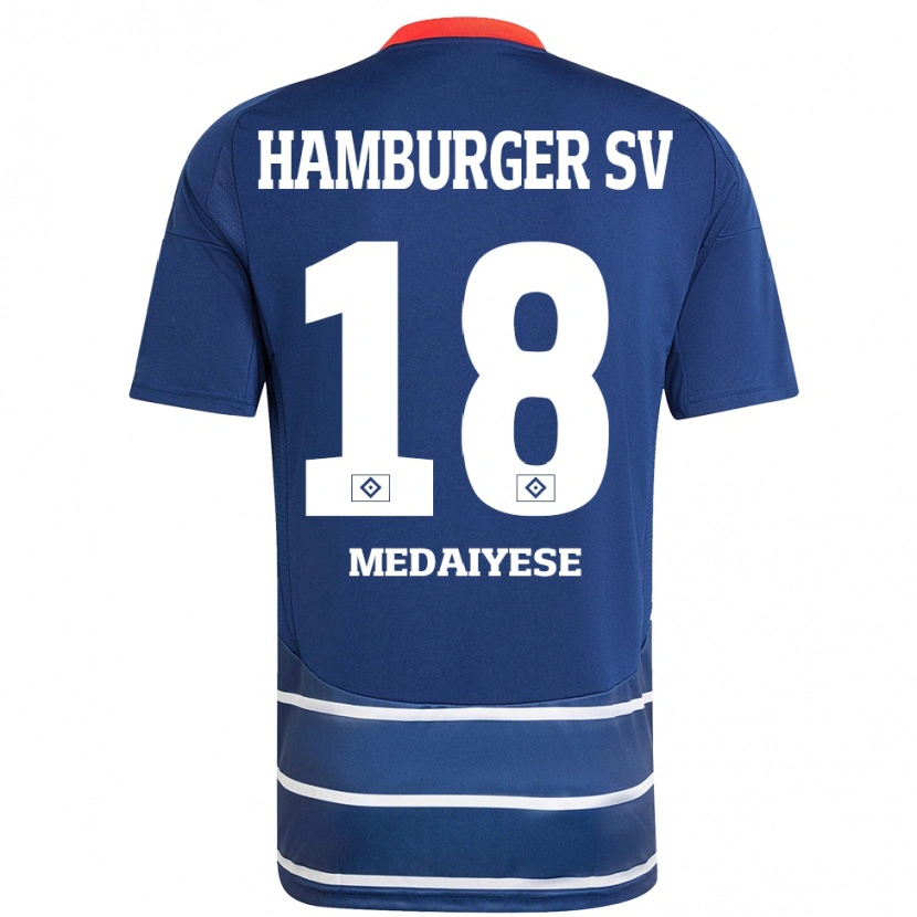 Danxen Kid Olamide Medaiyese #18 Dark Blue Away Jersey 2024/25 T-Shirt