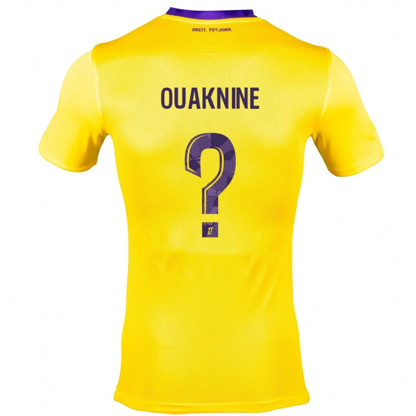 Danxen Kid Jules Ouaknine #0 Yellow Purple Away Jersey 2024/25 T-Shirt