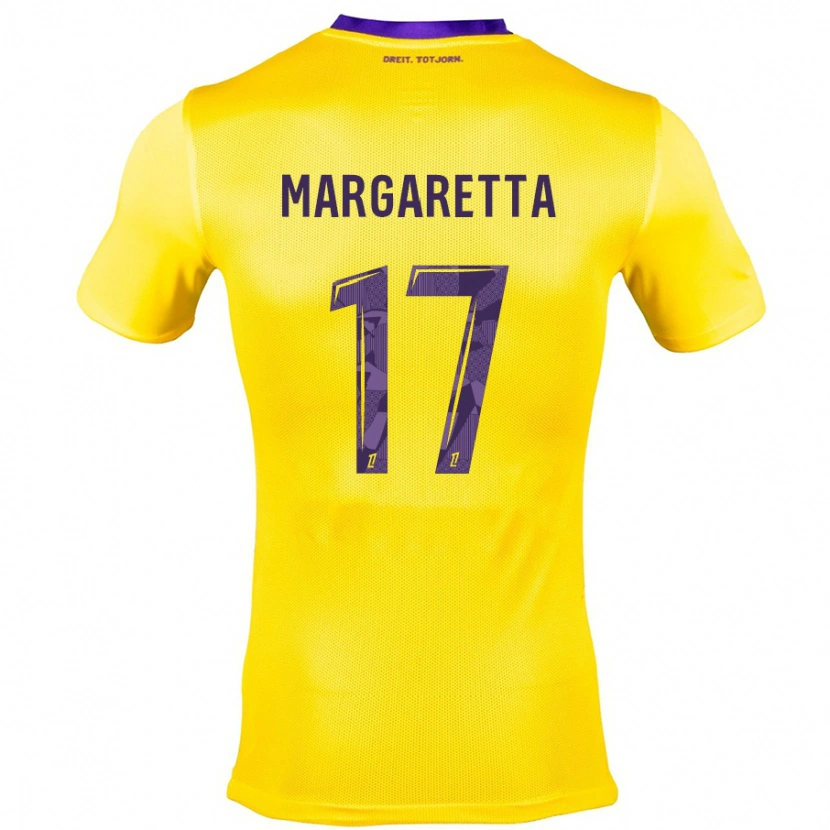 Danxen Kid Jessica Margaretta #17 Yellow Purple Away Jersey 2024/25 T-Shirt