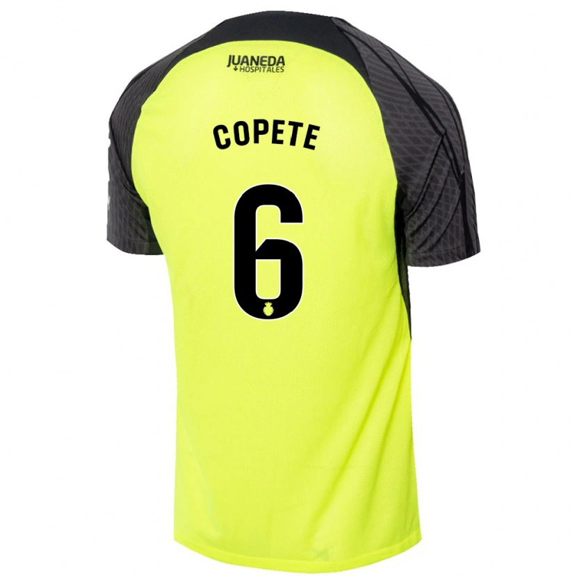 Danxen Kid José Copete #6 Fluorescent Green Black Away Jersey 2024/25 T-Shirt
