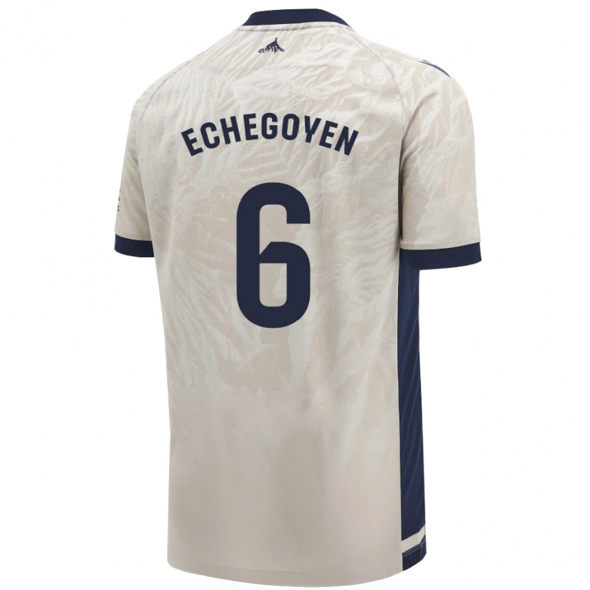 Danxen Kid Mauro Echegoyen #6 Light Gray Away Jersey 2024/25 T-Shirt
