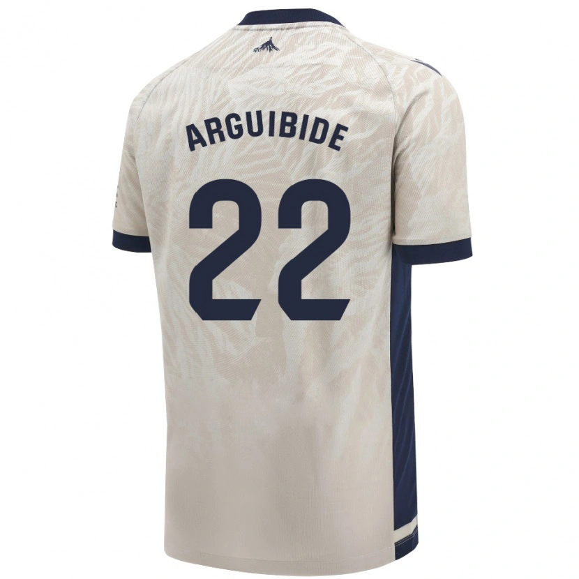 Danxen Kid Iñigo Arguibide #22 Light Gray Away Jersey 2024/25 T-Shirt