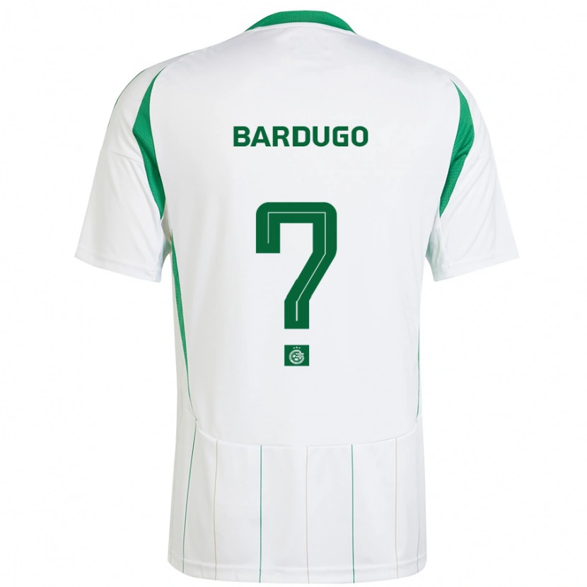 Danxen Kid Ariel Bardugo #0 White Green Away Jersey 2024/25 T-Shirt