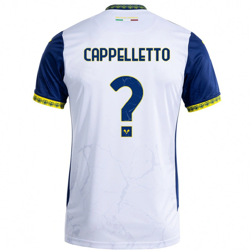 Danxen Kid Bryan Cappelletto #0 White Blue Away Jersey 2024/25 T-Shirt