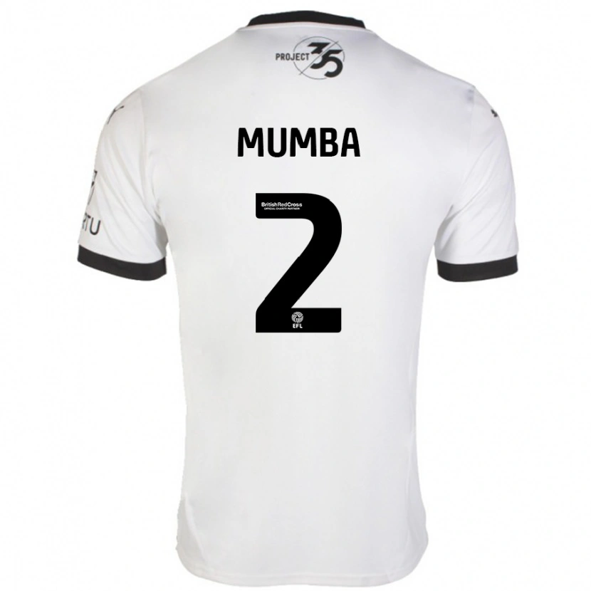 Danxen Kid Bali Mumba #2 White Black Away Jersey 2024/25 T-Shirt