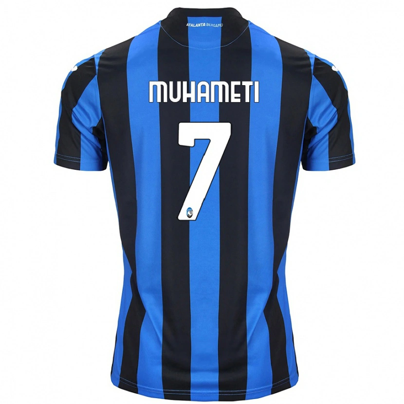 Danxen Men Endri Muhameti #7 Blue Black Home Jersey 2024/25 T-Shirt