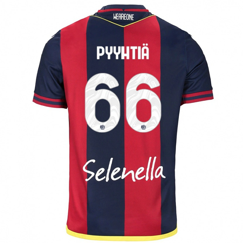 Danxen Men Niklas Pyyhtiä #66 Red Royal Blue Home Jersey 2024/25 T-Shirt