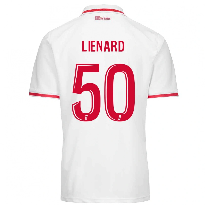 Danxen Men Yann Lienard #50 White Red Home Jersey 2024/25 T-Shirt