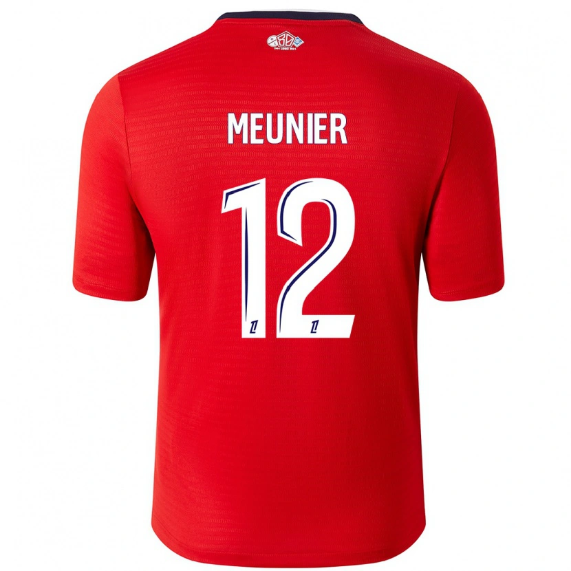 Danxen Men Thomas Meunier #12 Red White Home Jersey 2024/25 T-Shirt