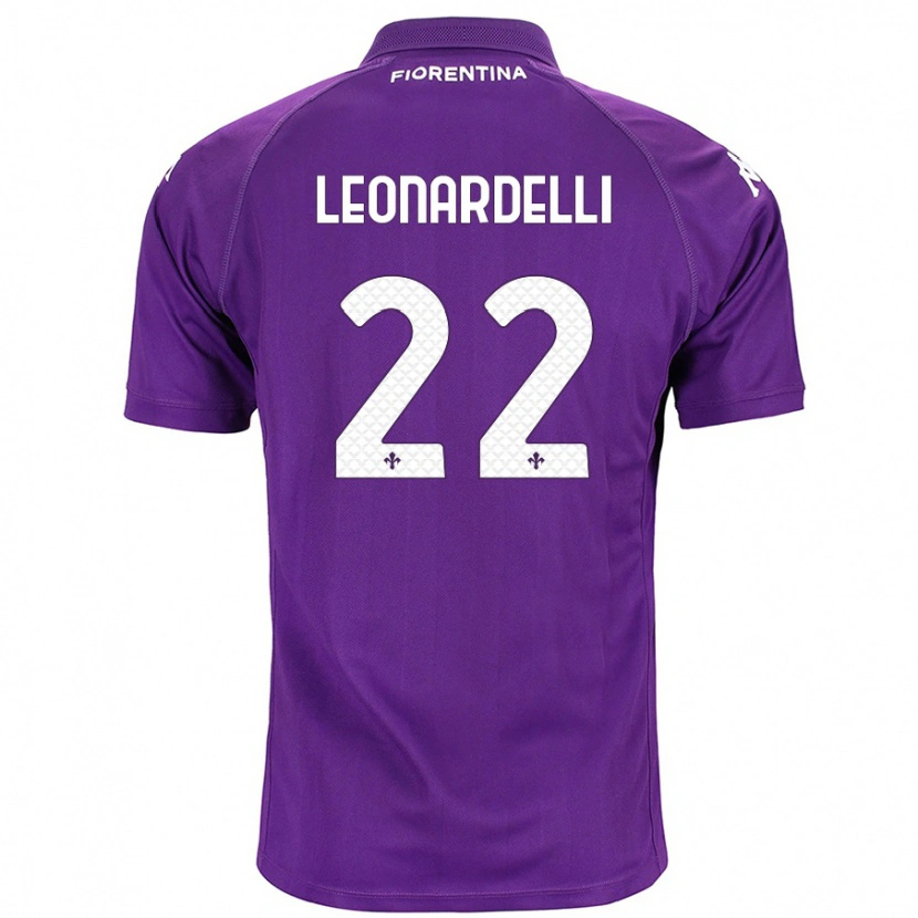 Danxen Men Pietro Leonardelli #22 Purple Home Jersey 2024/25 T-Shirt