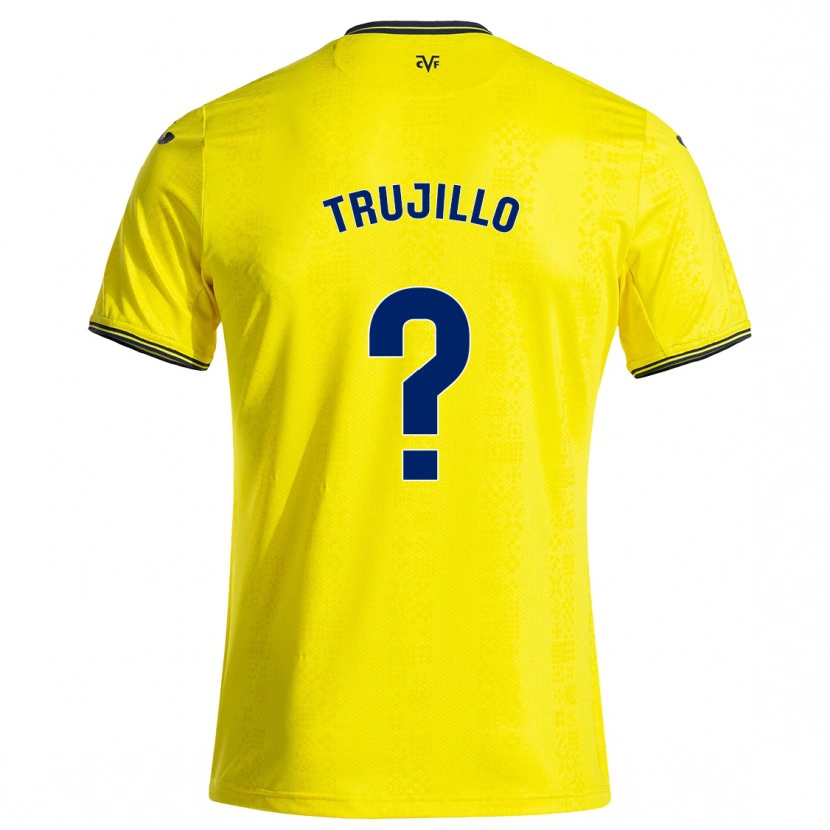 Danxen Men Jairo Trujillo #0 Yellow Black Home Jersey 2024/25 T-Shirt
