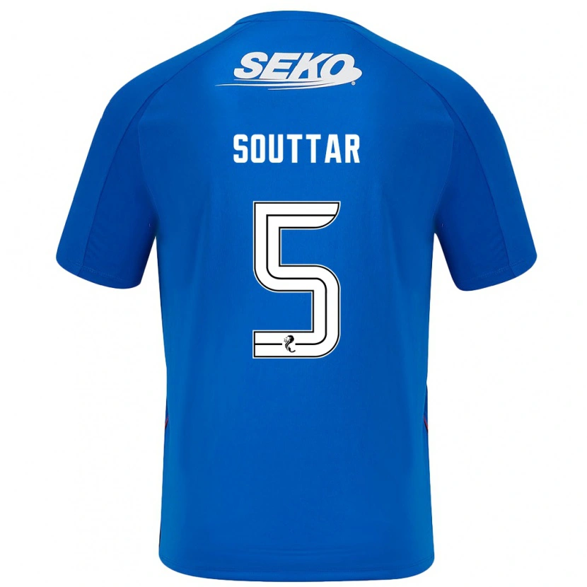 Danxen Men John Souttar #5 Dark Blue Home Jersey 2024/25 T-Shirt