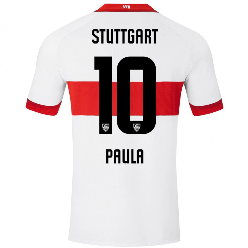 Danxen Men Raul Paula #10 White Red Home Jersey 2024/25 T-Shirt