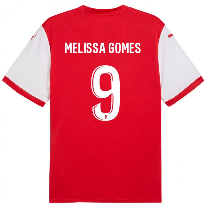 Danxen Men Melissa Ferreira Gomes #9 Red White Home Jersey 2024/25 T-Shirt