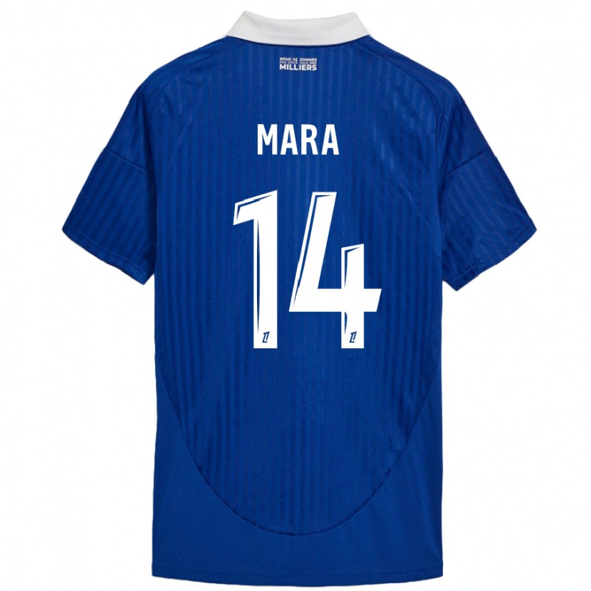 Danxen Men Sékou Mara #14 Blue White Home Jersey 2024/25 T-Shirt