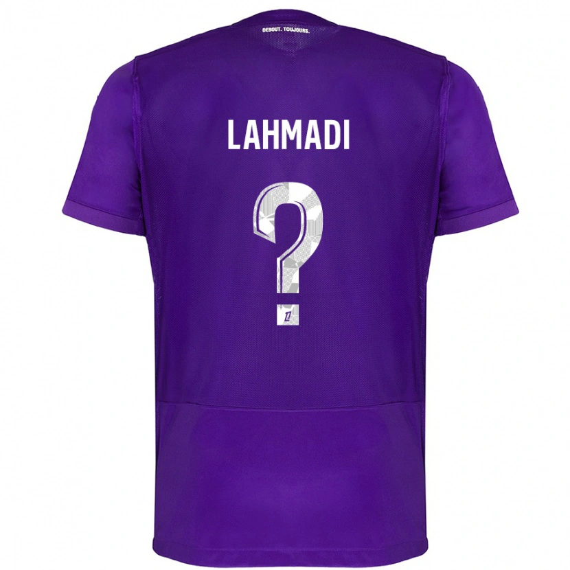 Danxen Men Noah Lahmadi #0 Purple White Home Jersey 2024/25 T-Shirt