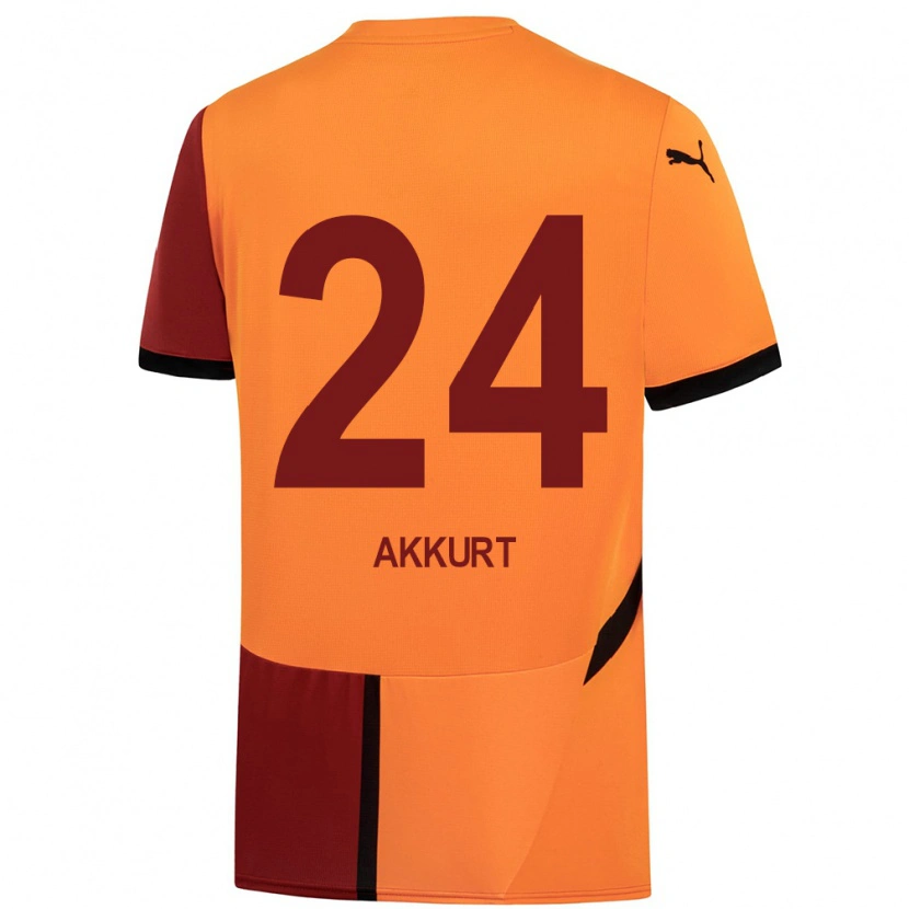 Danxen Men Arzu Akkurt #24 Yellow Red Home Jersey 2024/25 T-Shirt