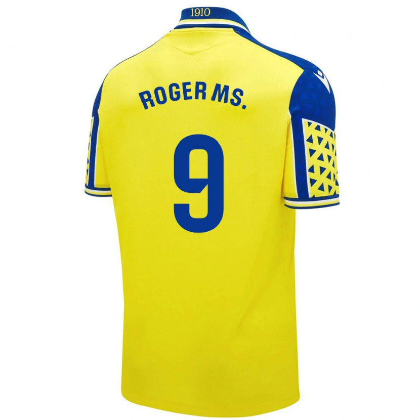 Danxen Men Roger Martí #9 Yellow Blue Home Jersey 2024/25 T-Shirt