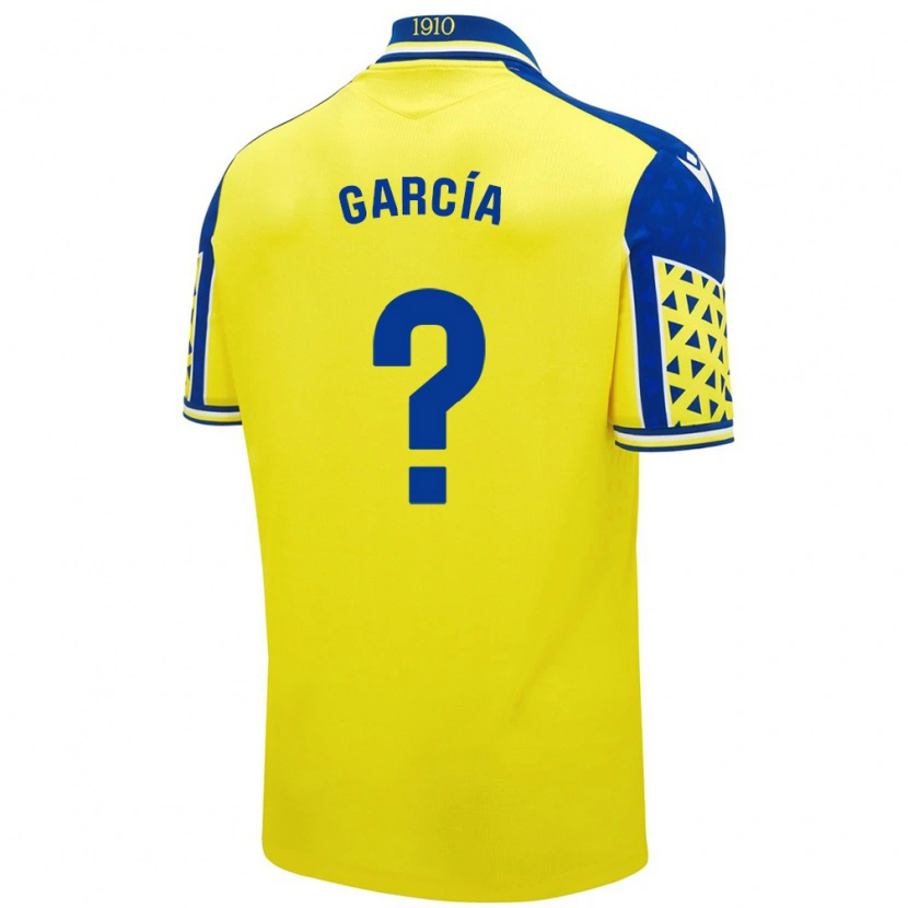 Danxen Men Fran García #0 Yellow Blue Home Jersey 2024/25 T-Shirt