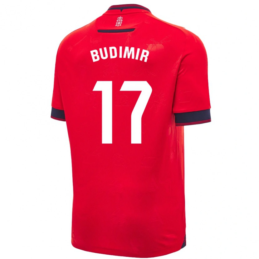 Danxen Men Ante Budimir #17 Red White Home Jersey 2024/25 T-Shirt