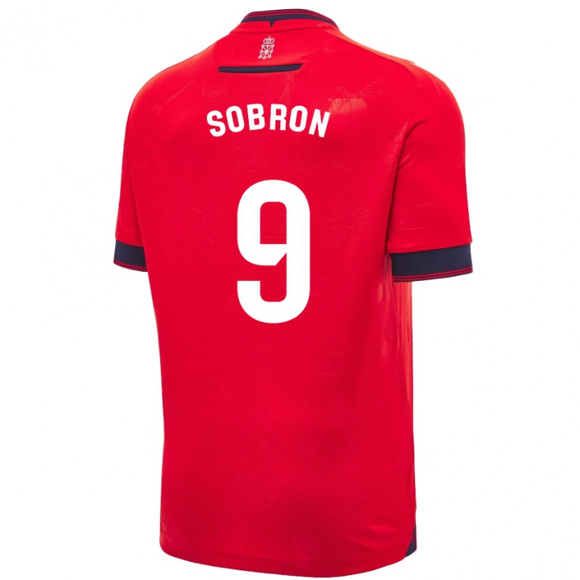 Danxen Men Carmen Sobrón Olarte #9 Red White Home Jersey 2024/25 T-Shirt