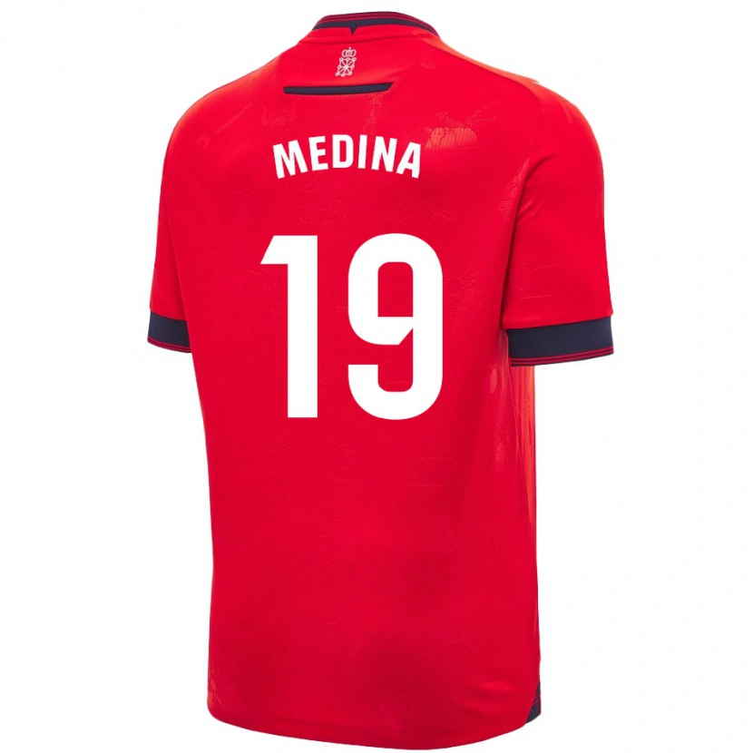 Danxen Men Arantxa Medina Torreblanca #19 Red White Home Jersey 2024/25 T-Shirt